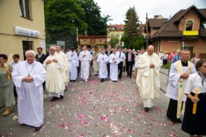 Uroczystość Bożego Ciała w Krzeszowicach