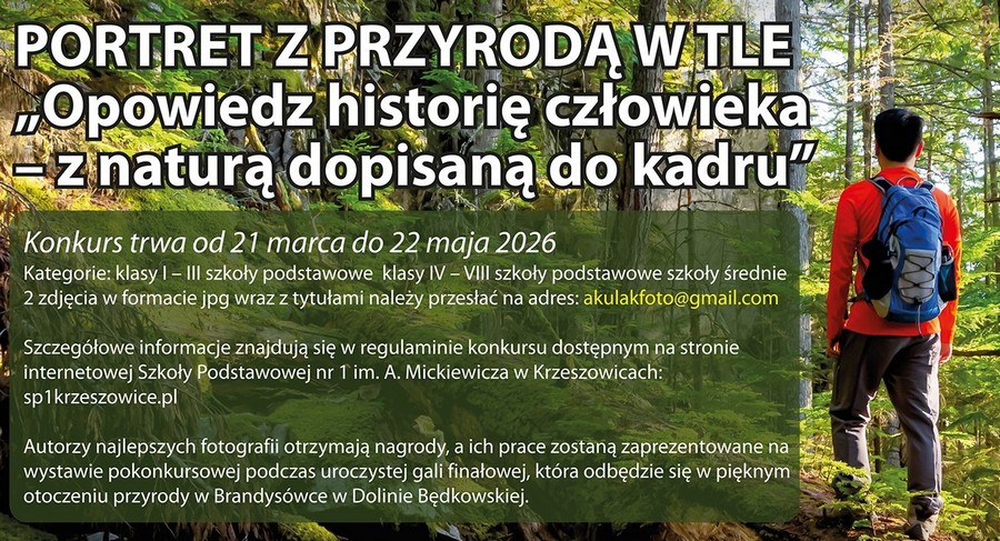 Fragment plakatu informującego o konkursie fotograficznym