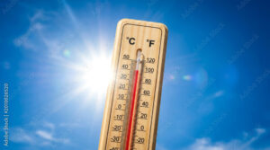 Termometr wskazujący wysoką temperaturę