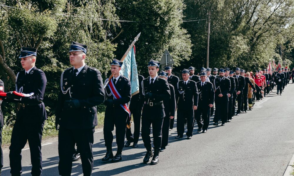 Przemarsz druhów OSP