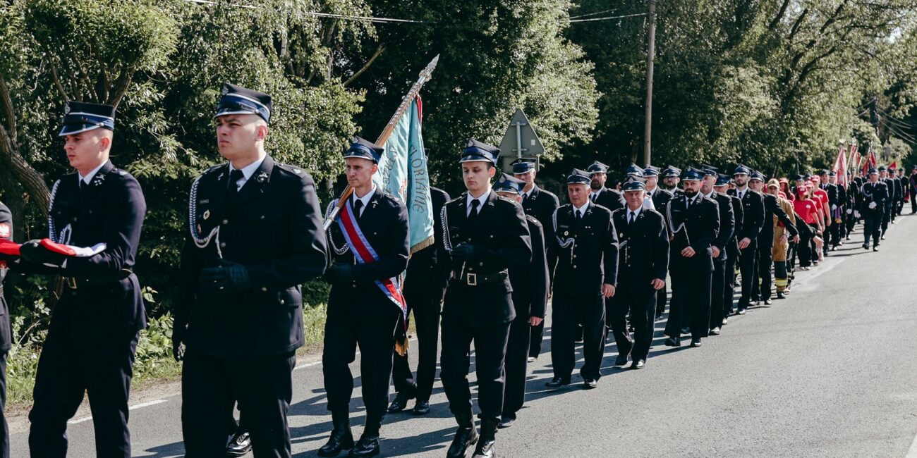 Przemarsz druhów OSP