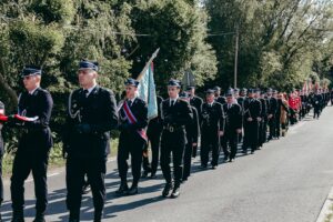 Przemarsz druhów OSP
