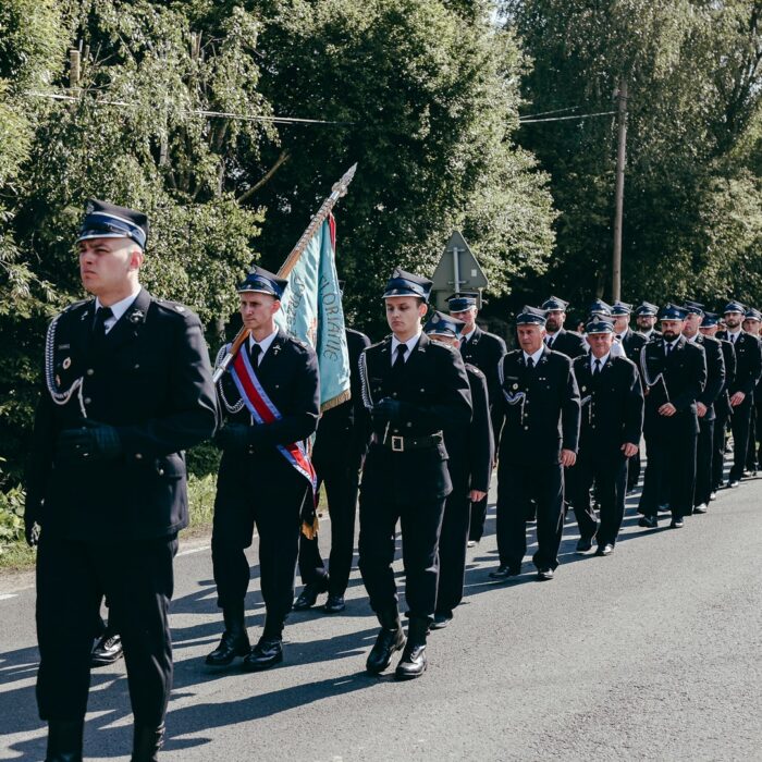 Przemarsz druhów OSP