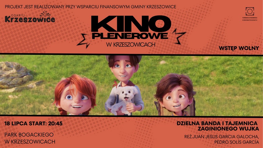 plakat informujący o seansie filmowym