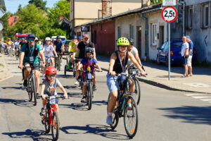 Uczestnicy Rajdu Rowerowego